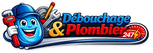 Debouchage Chimay 247 logo plombier urgence - Débouchage canalisation WC éviers intervention rapide 24h/7j Chimay Belgique